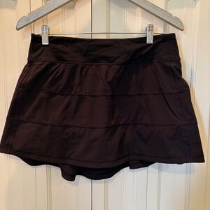 Lululemon size 10 black pace rival skirt
